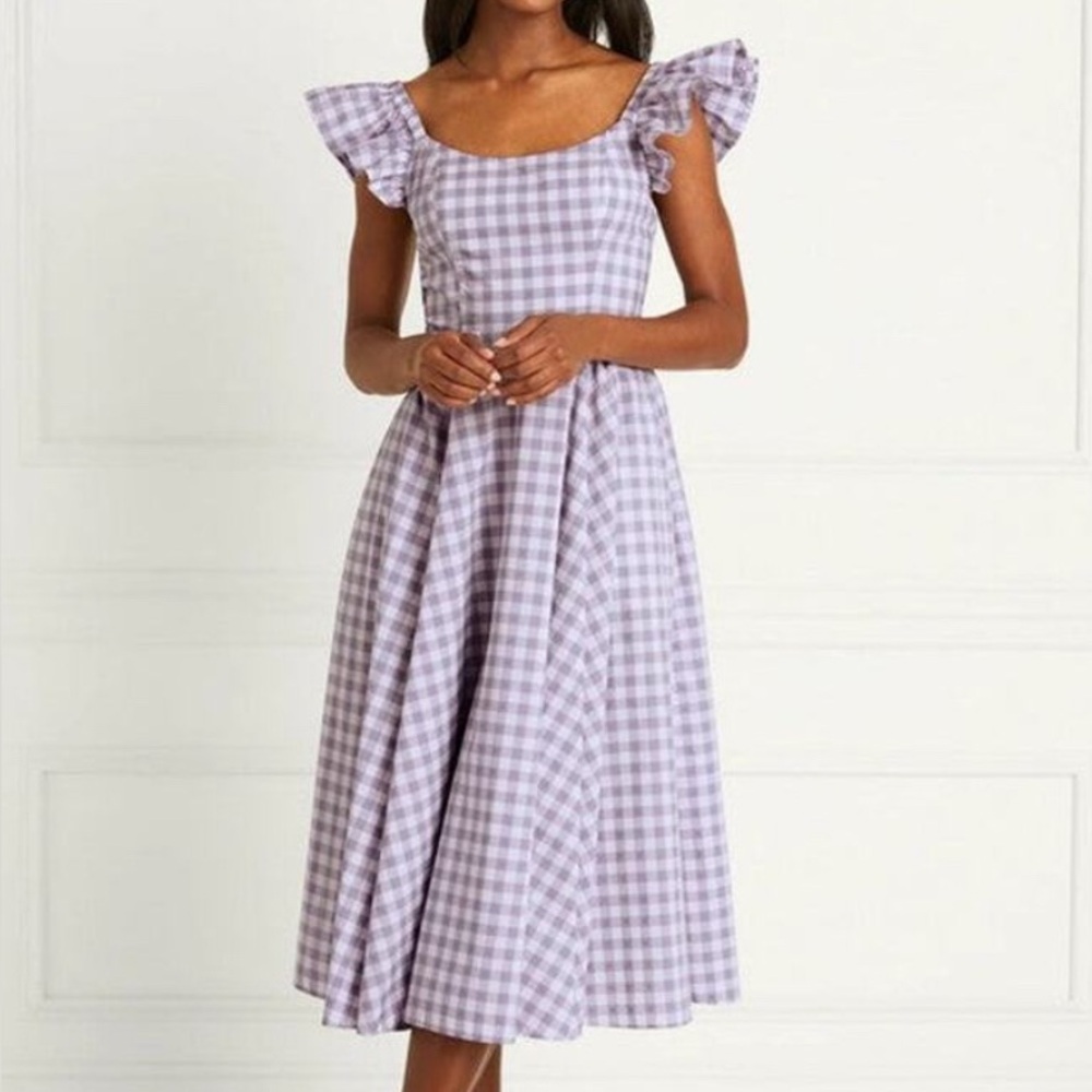 Hill house home Lilac clip dot dress
